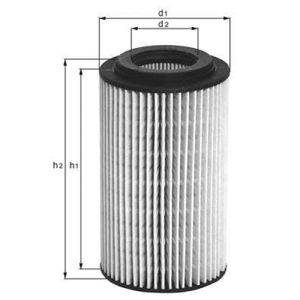 FILTRO LUBRIFICANTE MERCEDES 611 SPRINTER ELETRONICO OX1537D