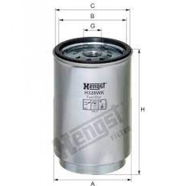 FILTRO COMB SEP AGUA VV FH12 H328WK VV FH12400/440