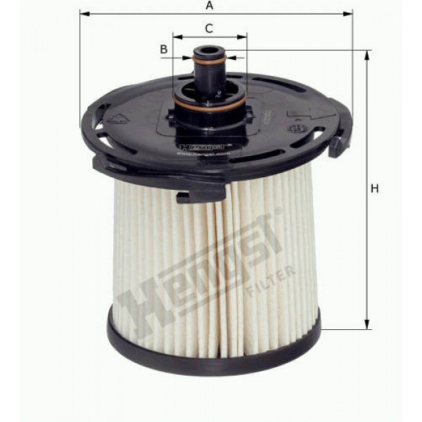 FILTRO COMBUSTIVEL FORD TRANSIT 2.2 E433KPD257   REFIL PAPEL