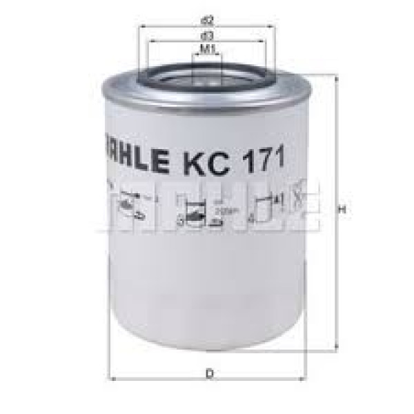 FILTRO COMBUSTIVEL IVECO STRALIS KC171