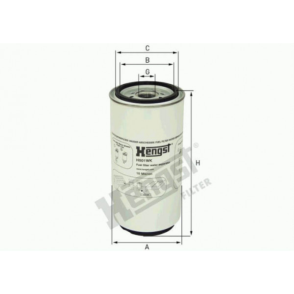 FILTRO SEP VW8150E/23250E R120LJ10MAQII FILTRO C/ VALVULA INTERNA