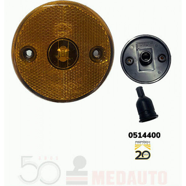 LANT CARR LAT RED LED 24V AM C/BORR