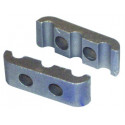 ABRAÇADEIRA CANO INJETOR(TRIPLA) CONJUNTO MWM229 J1845 CONJUNTO 2 PECAS (3 CANAIS FEMEA)