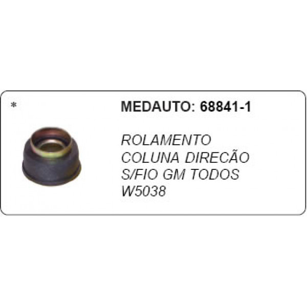 ROL COLUNA DIRECAO S/FIO GM TDS W5038