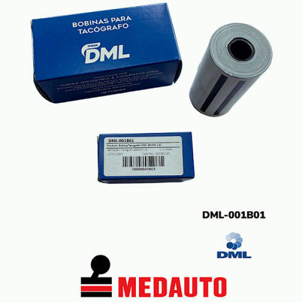 BOBINA FITA TACOGR DIGITAL DML-001B01   P/APARELHO BVDR MOD 1.0