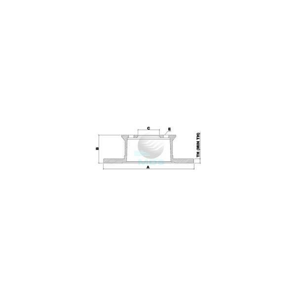 DISCO FREIO SPRINTER TR 311/413 D613A