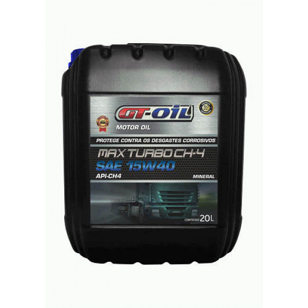 OLEO MOTOR GTOIL TURBO 15W40 CH4 20L