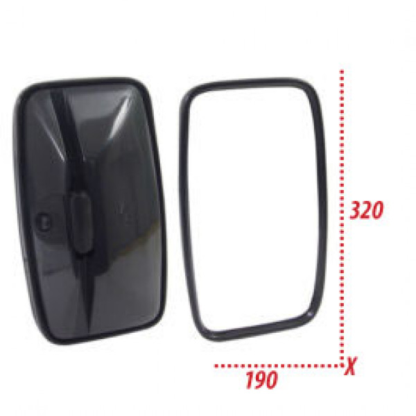 ESPELHO RETROVISOR.MEDIO MERCEDES 608/F1000/GM LS317