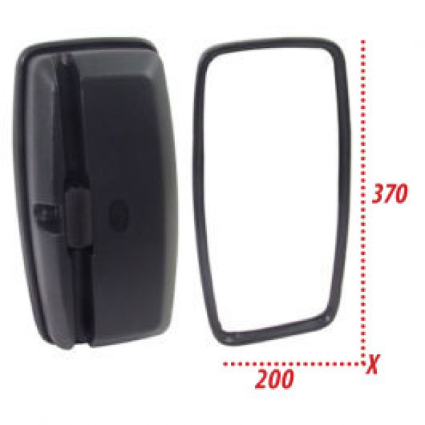 ESPELHO RETROVISOR VOLKSWAGEN05/ CONVEXO 2R0857507A LS334
