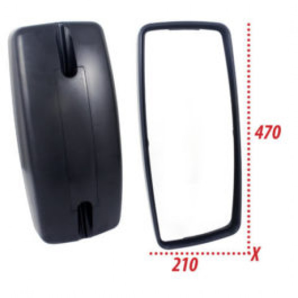 ESPELHO RETROVISOR DIREITO/ESQUERDO VOLKSWAGEN CONSTELATION LS340CV    CONCAVO