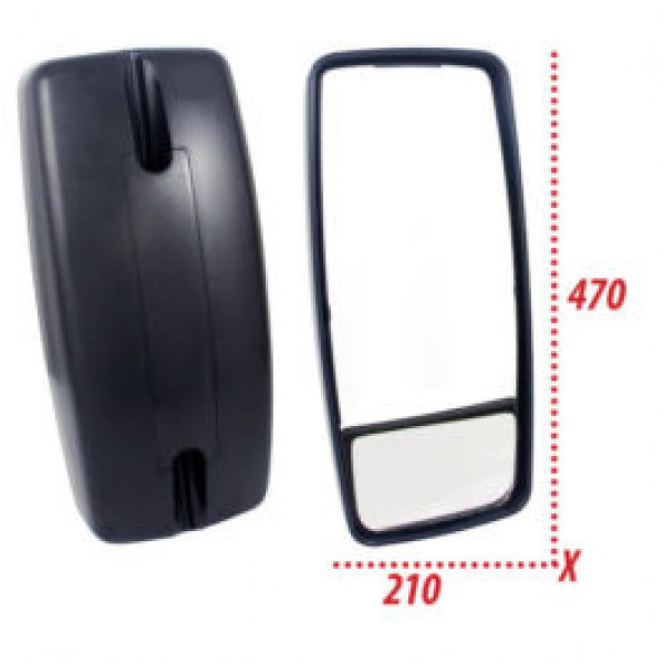 ESPELHO RETROVISOR DIREITO/ESQUERDO VOLKSWAGEN CONSTELLATION LS340 BI   MB 1938 /CONST BI-PARTIDO