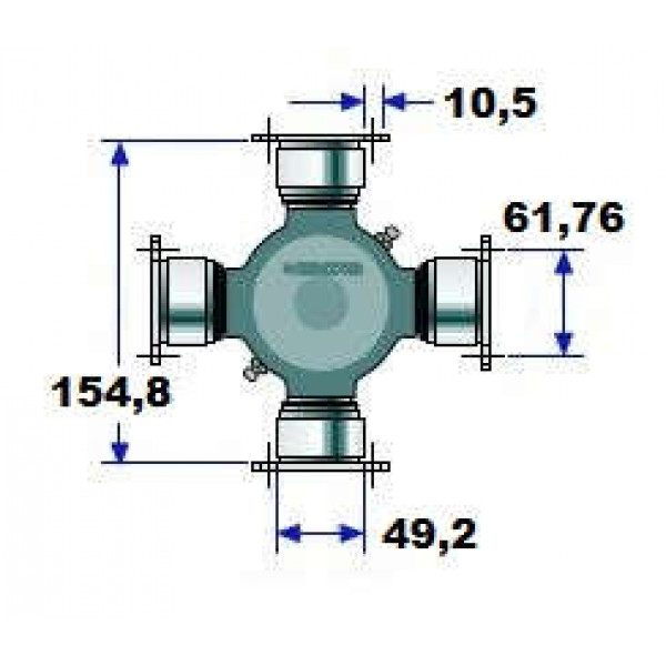 CRUZETA CARDAN VOLKSWAGEN31310/31370 5280X 801013   CARGO 2831/5031/5032E