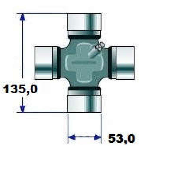 CRUZETA CARDAN MERCEDES 2635/38 CZ286 801028