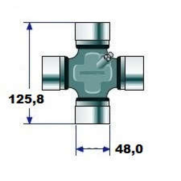 CRUZETA CARDAN MERCEDES 2219/O371 512219X 801033