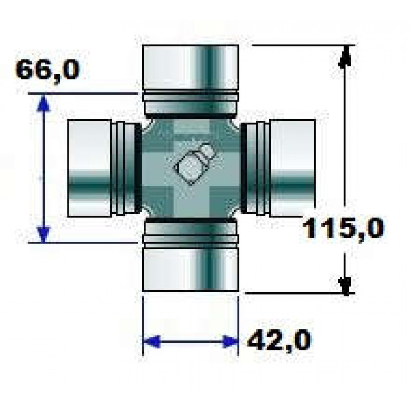 CRUZETA CARDAN MERCEDES 1218/1418/2418 801034