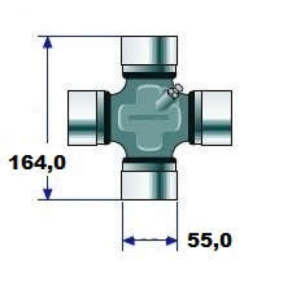 CRUZETA CARDAN MERCEDES  LS2638 SPL170X 801036