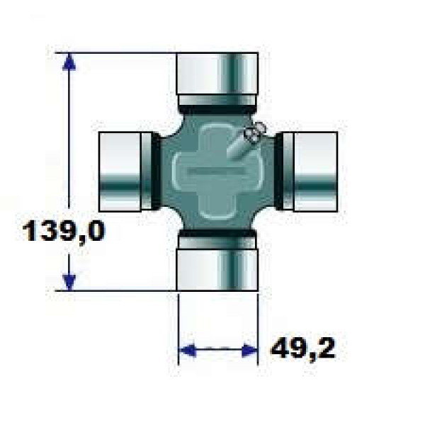 CRUZETA CARDAN VOLKSWAGEN24260/ATEGO VM23 801038    CR1310