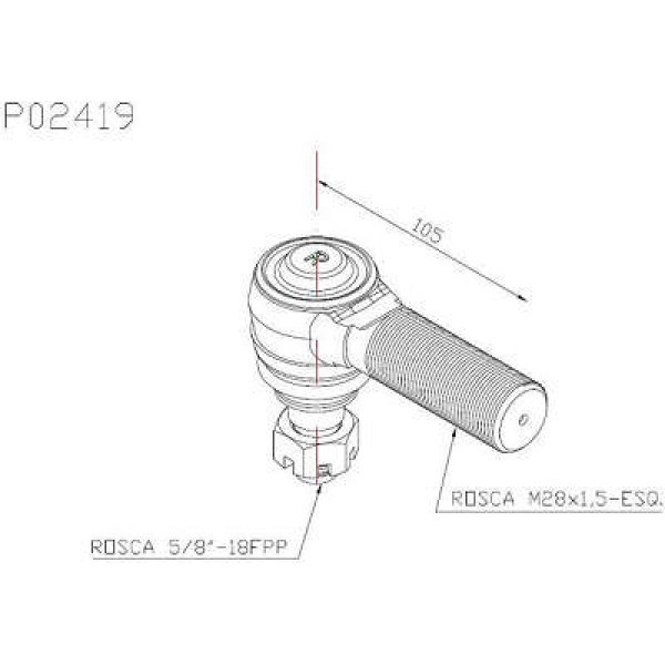 FILTRO COMBUSTIVEL IVECO TODOS FCD2057