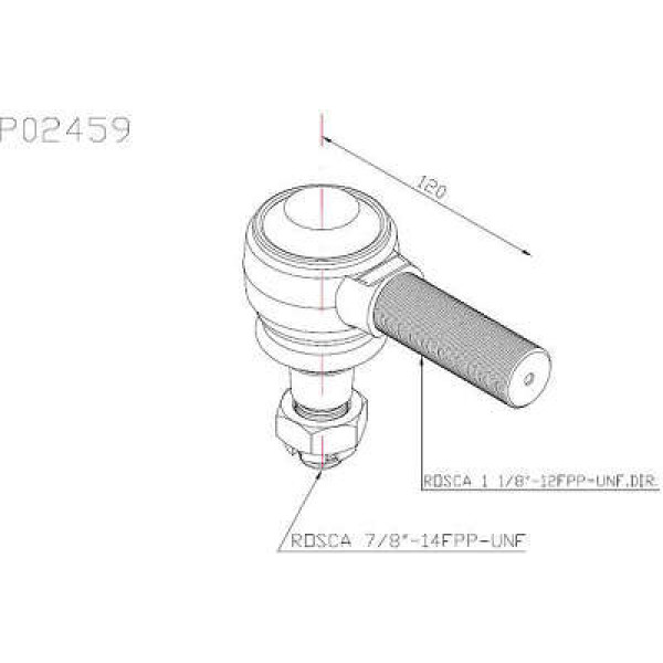 TERMINAL DIRECAO FCGO/F13000 86/ LADO DIREITO N220 PD3310 P2459A